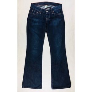 Lucky Brand Jeans Sz 2 Boot Cut Dark Wash Stretch
